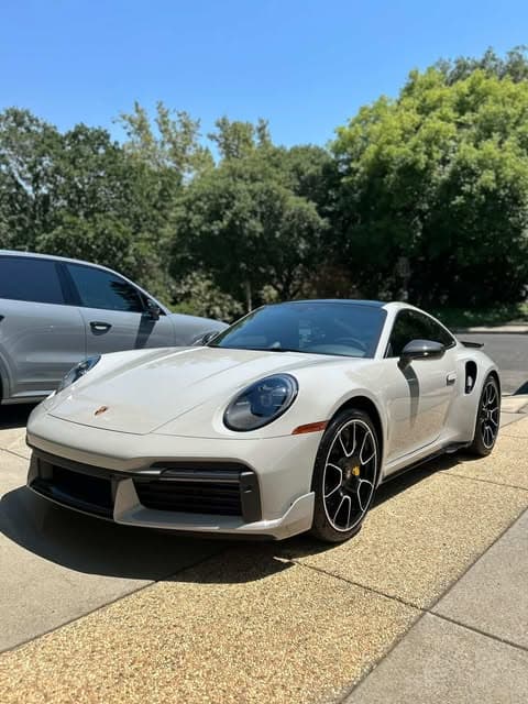 Grey Porsche 911 Turbo after a Gold Grade window tint installation